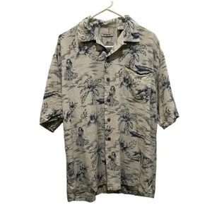 Brigata Men’s Hawaiian Short Sleeve Shirt Size M